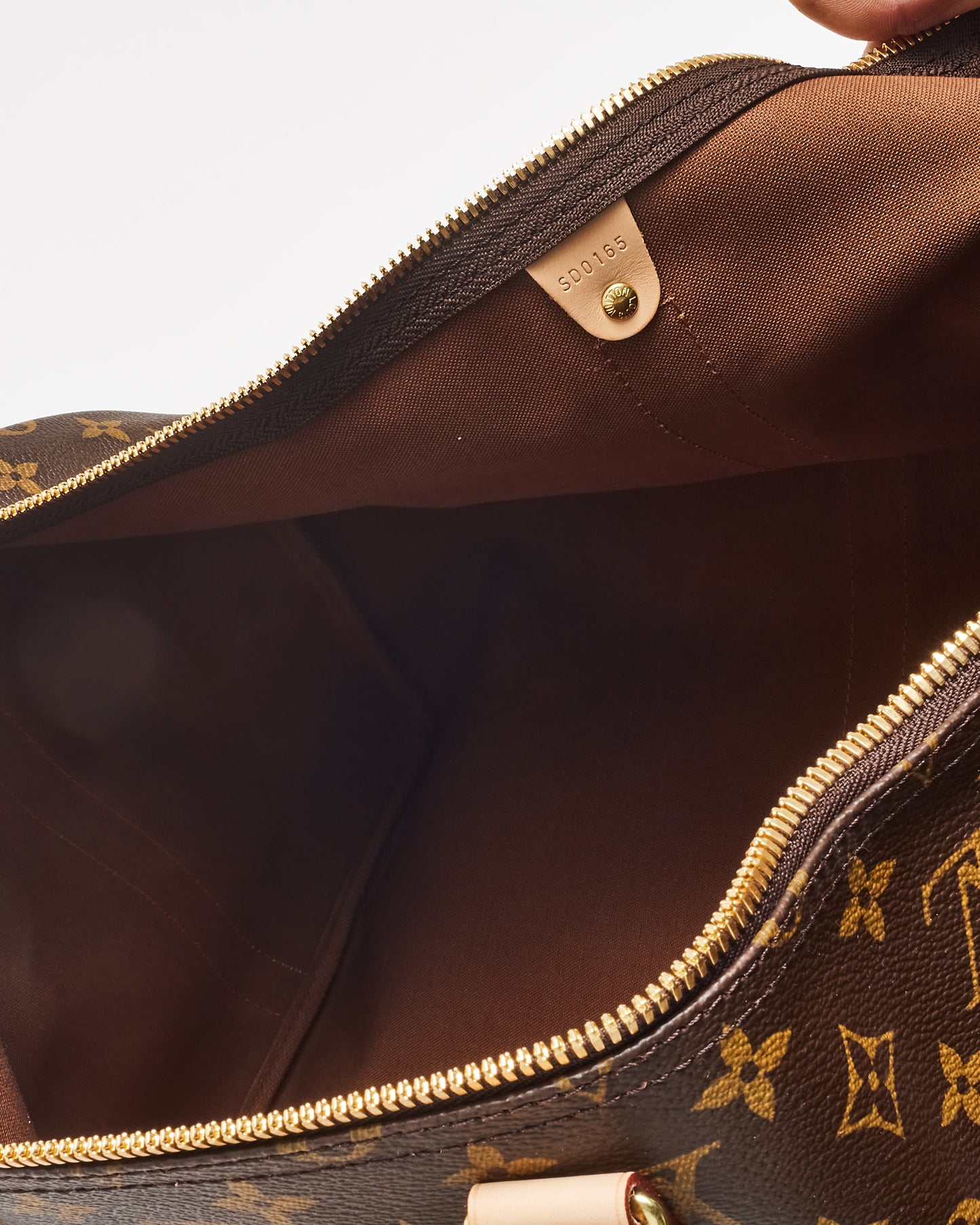 Louis Vuitton Monogram Coated Canvas Keepall 55 Duffle Bag