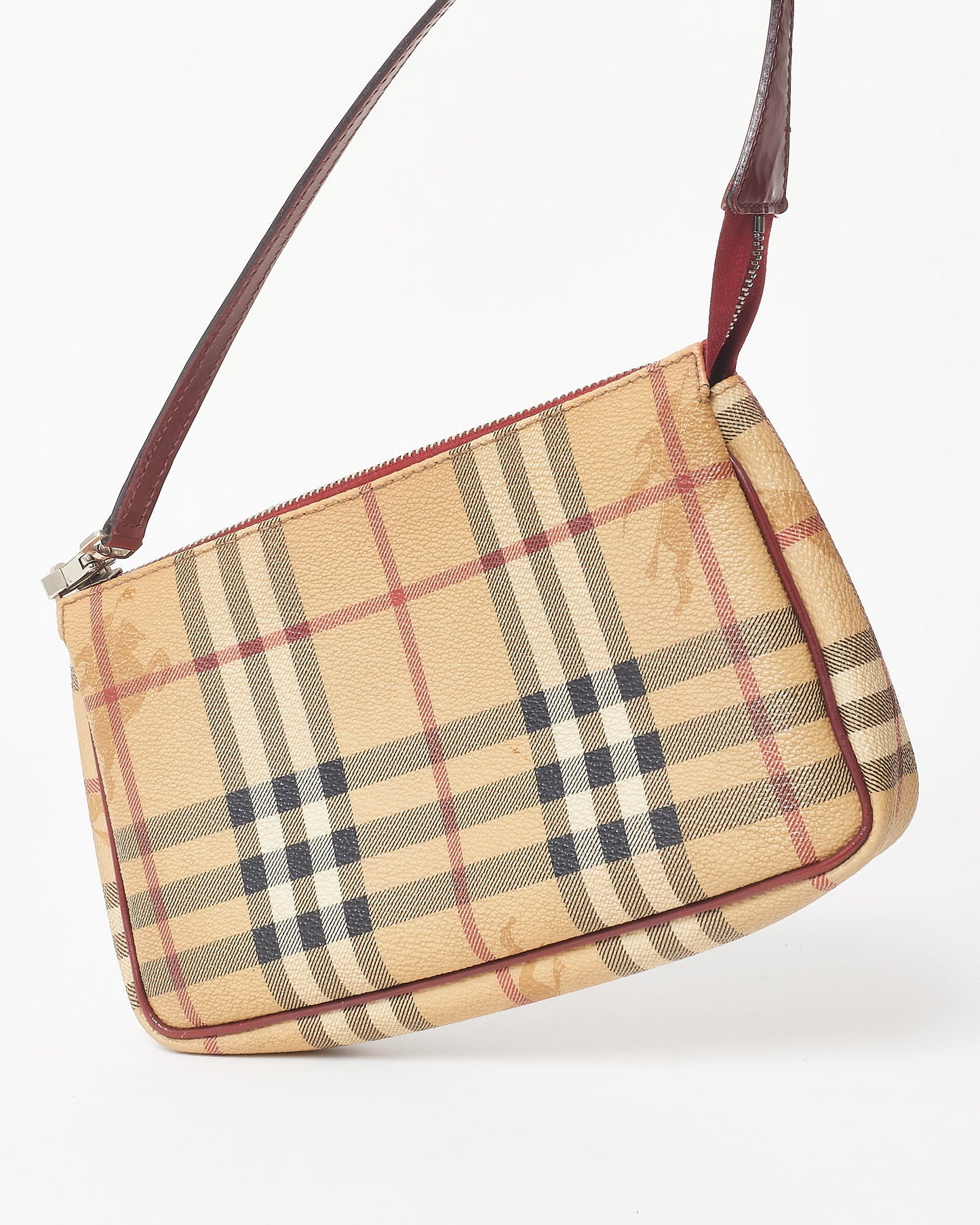 Burberry Haymarket Check Coated Canvas Pochette D
Accessoires