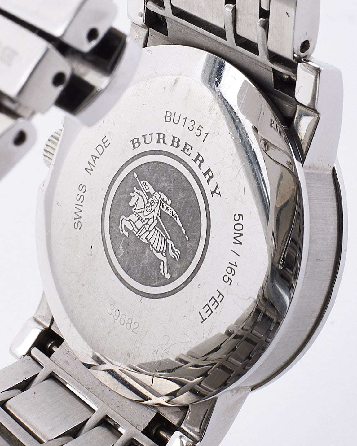 Burberry Stainless Steel Silver Dial Heritage Watch