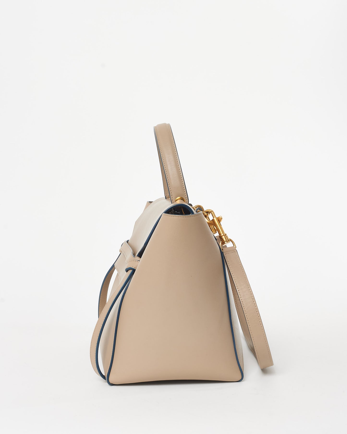 Celine Beige Calfskin Leather Mini Belt Bag