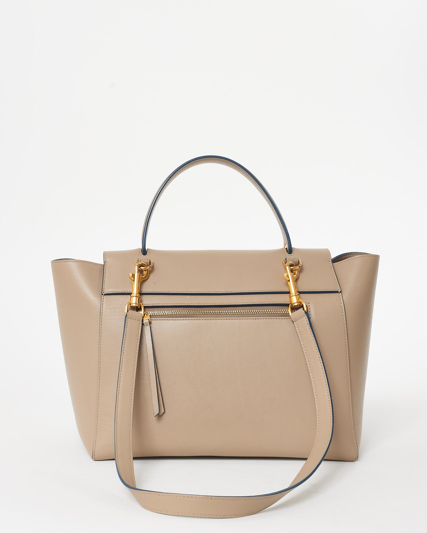 Celine Beige Calfskin Leather Mini Belt Bag