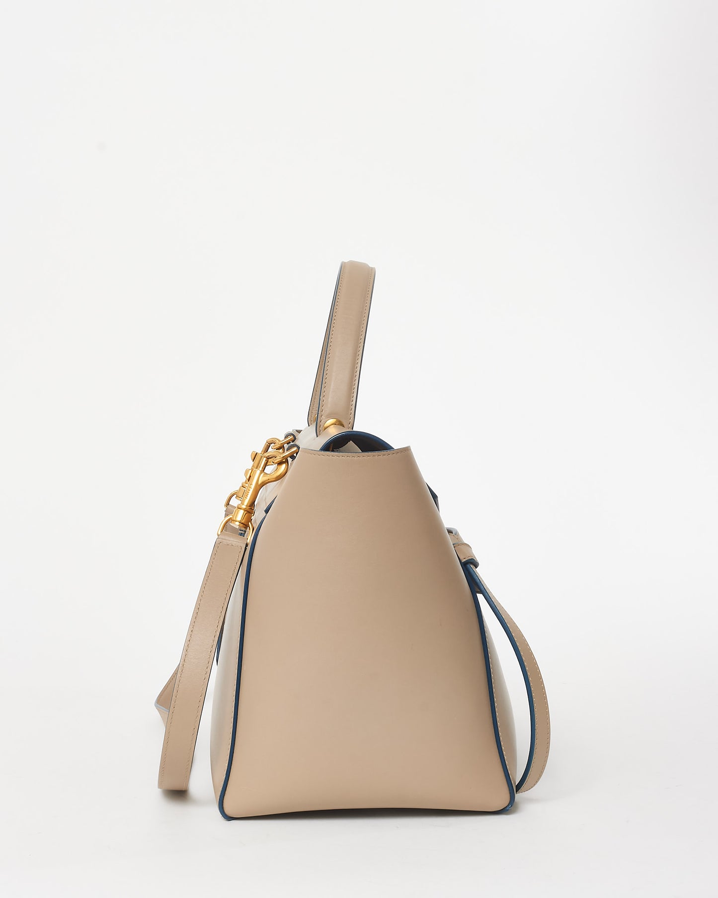 Celine Beige Calfskin Leather Mini Belt Bag