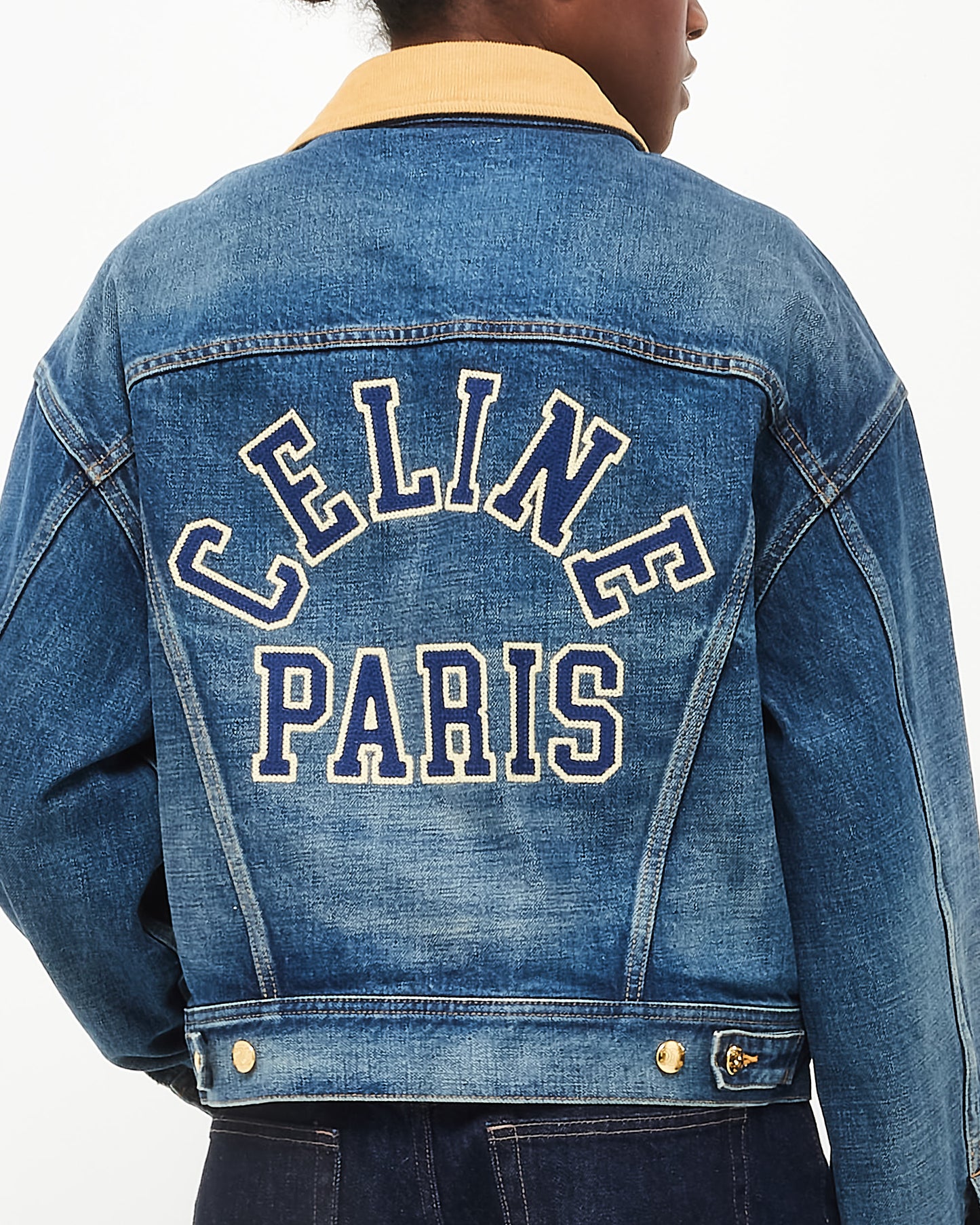 Celine Denim Logo Jacket - S