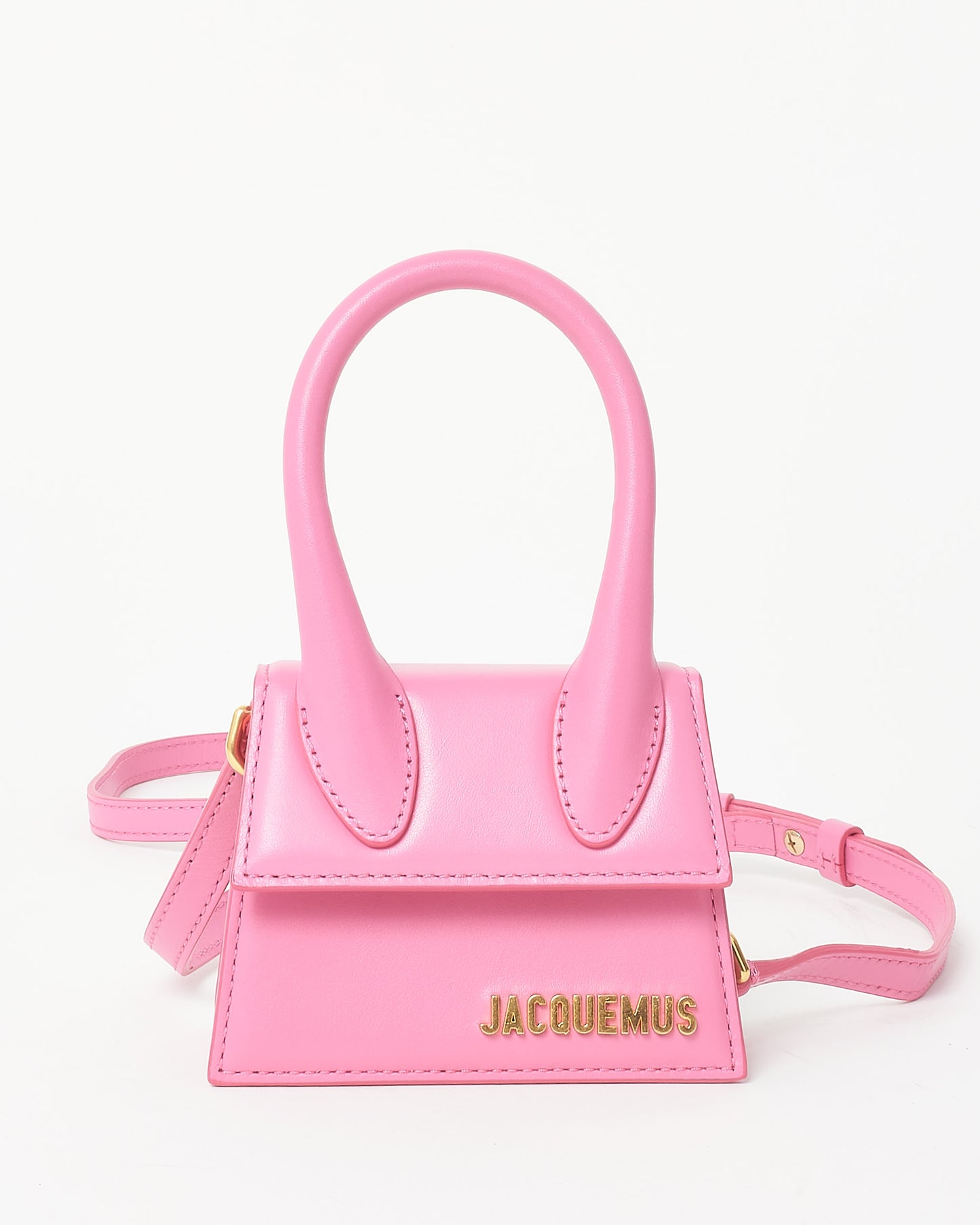 Jacquemus Pink Leather Mini Chiquito Bag