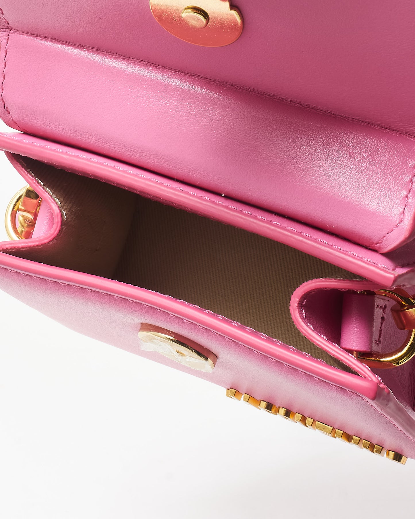 Jacquemus Pink Leather Mini Chiquito Bag