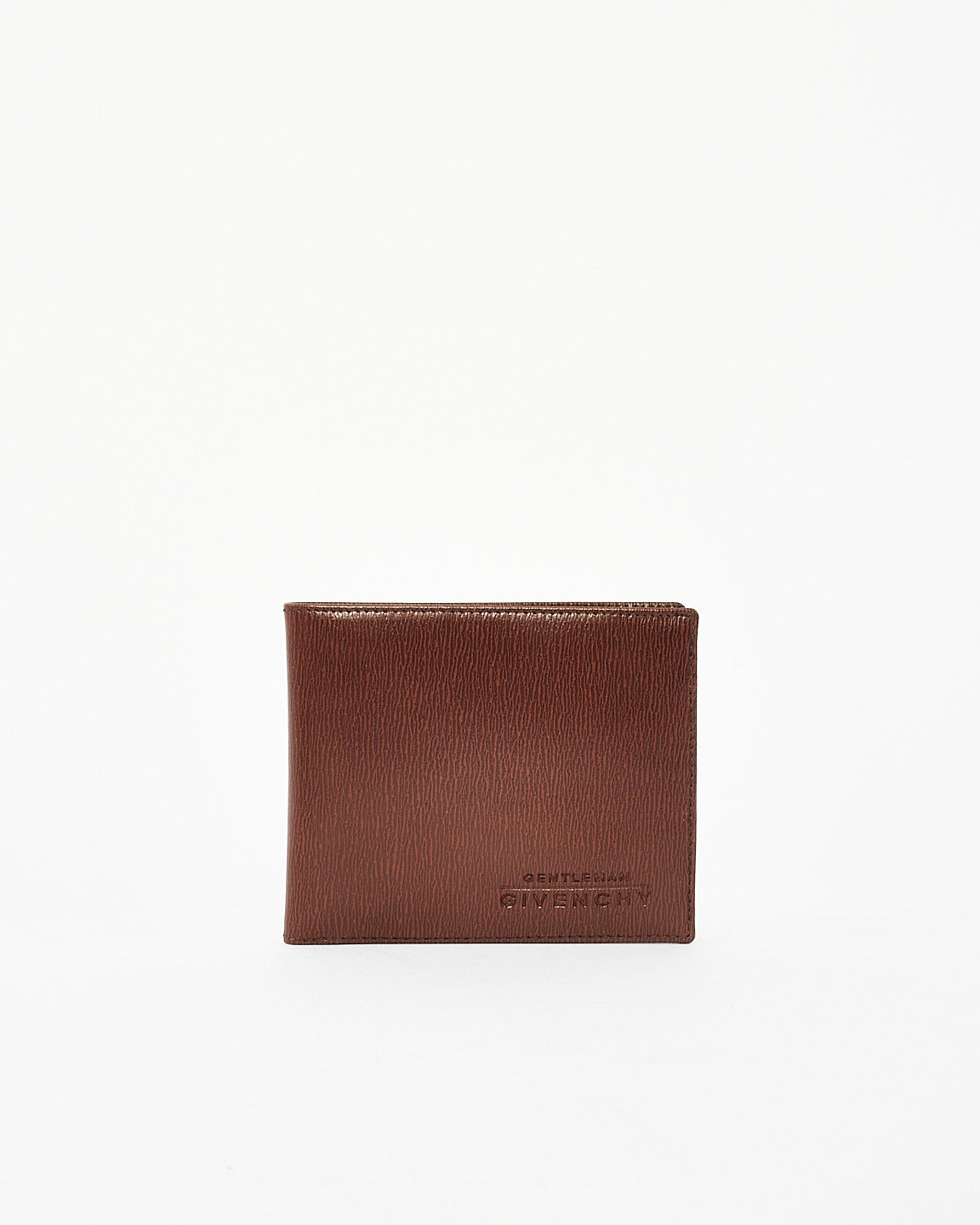 Givenchy Vintage Gentlemen Brown Leather Bifold Wallet