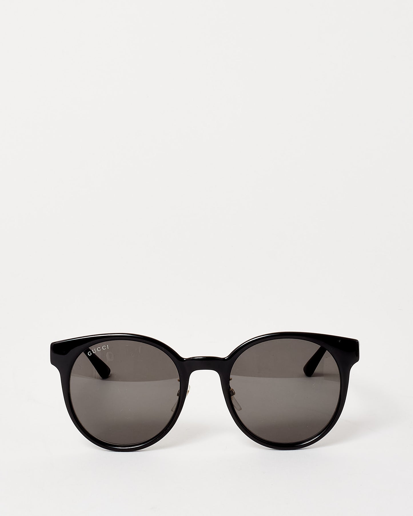 Gucci Black Logo Round GG1339SK Sunglasses