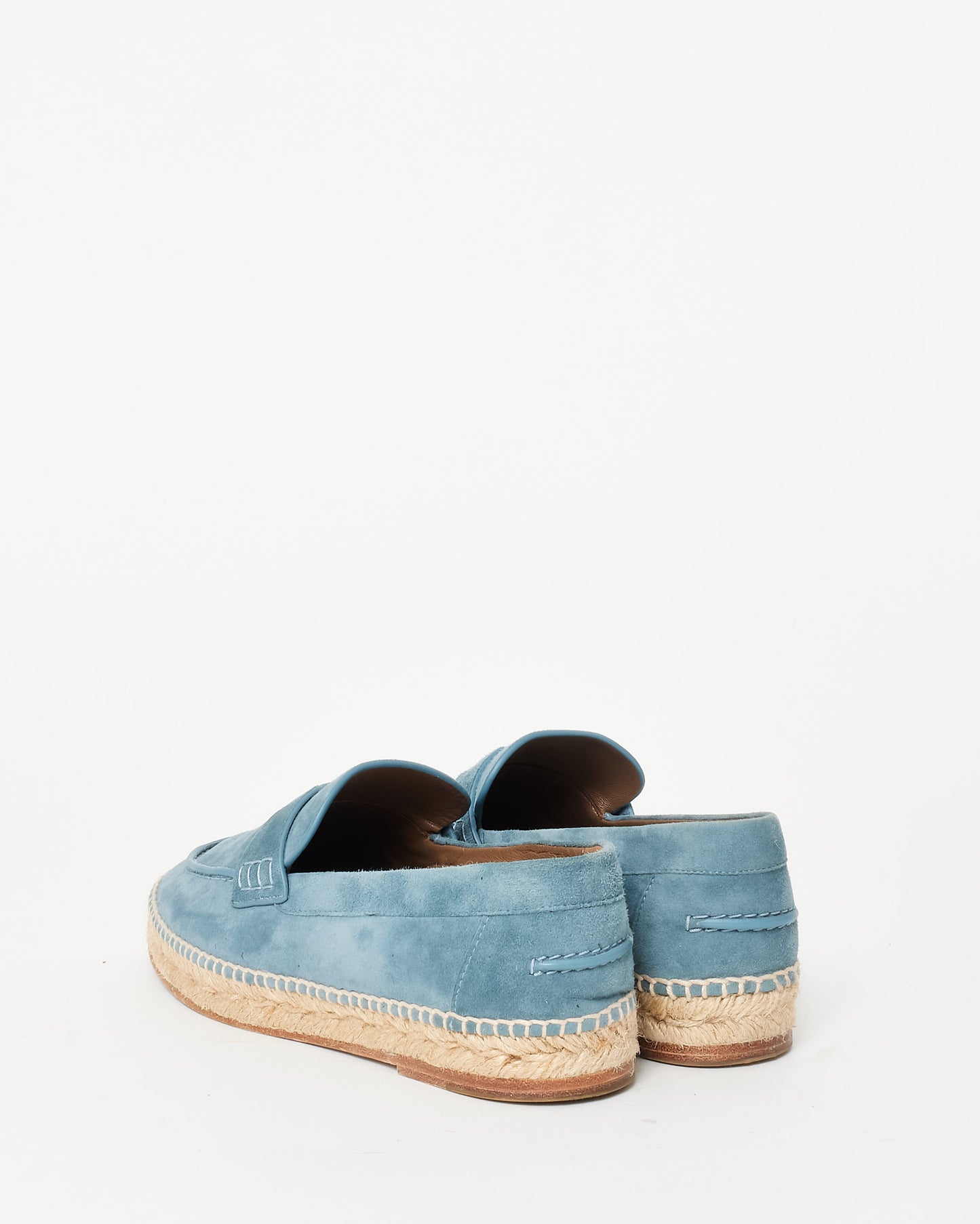 Hermès Blue Suede Trip Espadrilles - 37