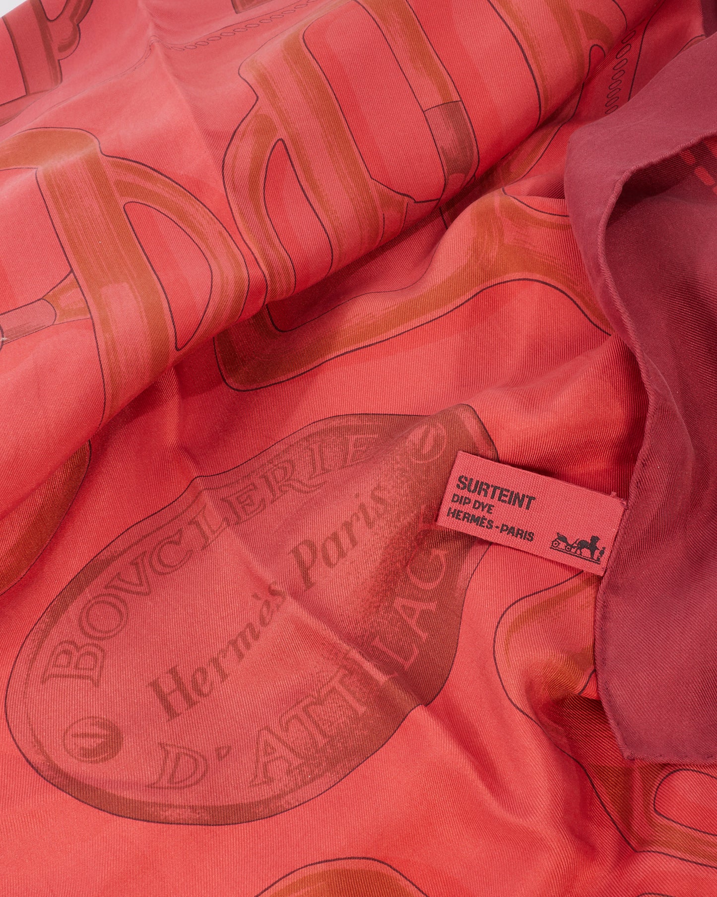 Hermès Pink Multi "Bovclerie D
Attelage" Silk Scarf/Shawl