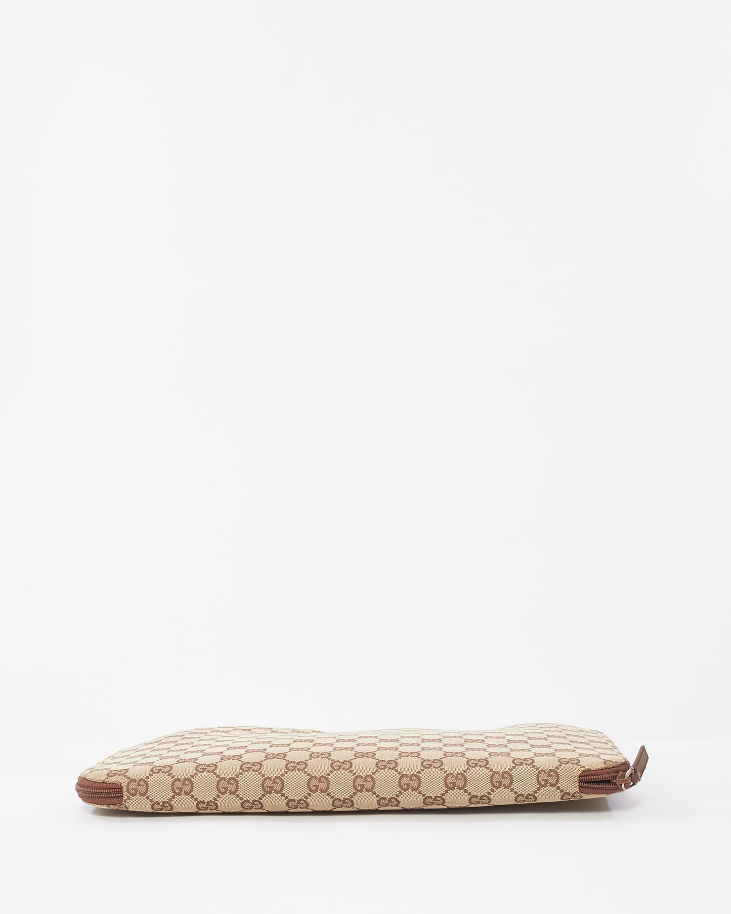 Gucci Brown GG Monogram Canvas Laptop/Document Case