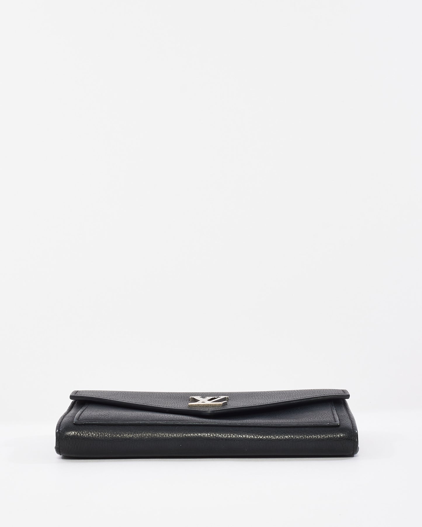 Louis Vuitton Black Leather MyLockMe Long Wallet