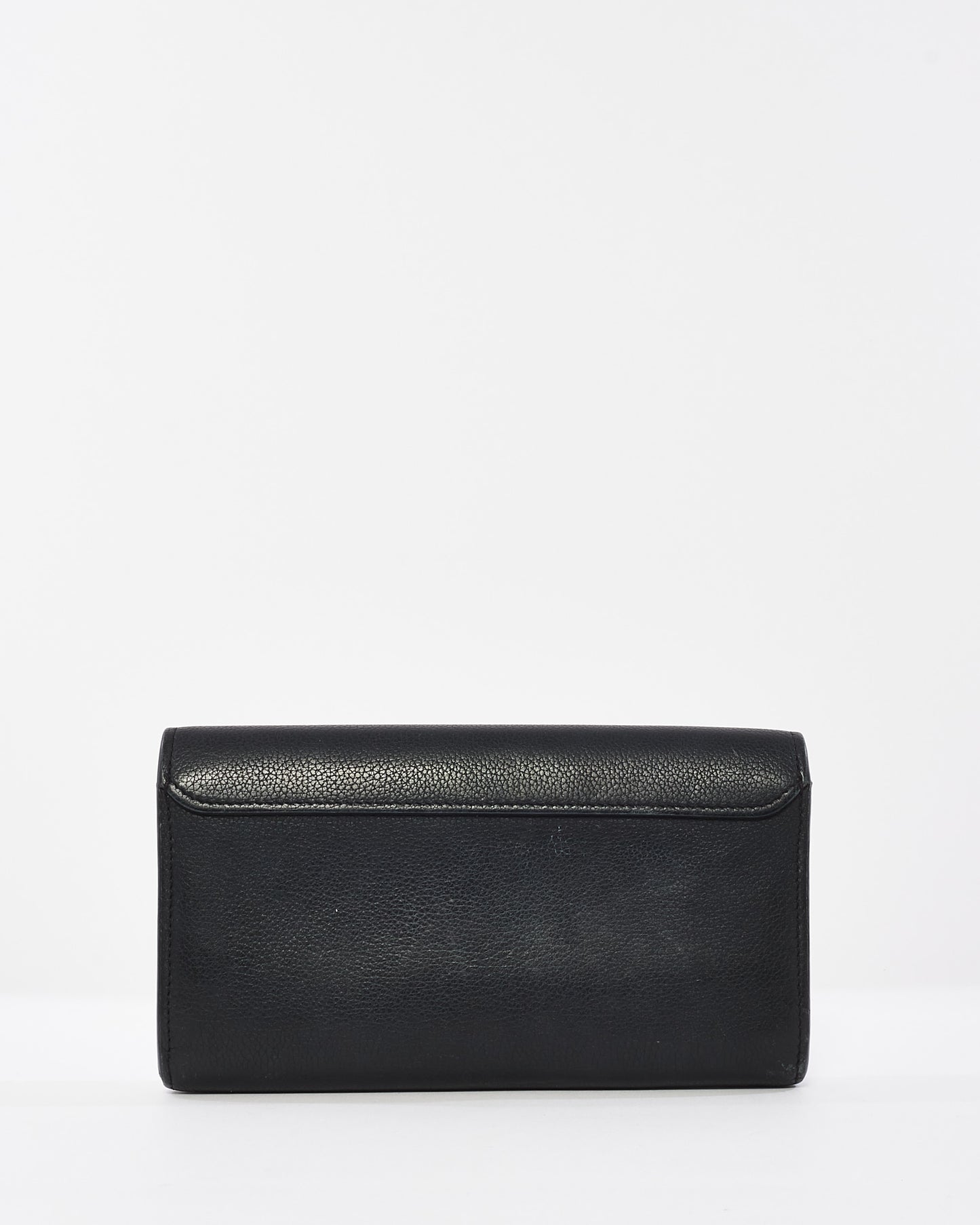 Louis Vuitton Black Leather MyLockMe Long Wallet