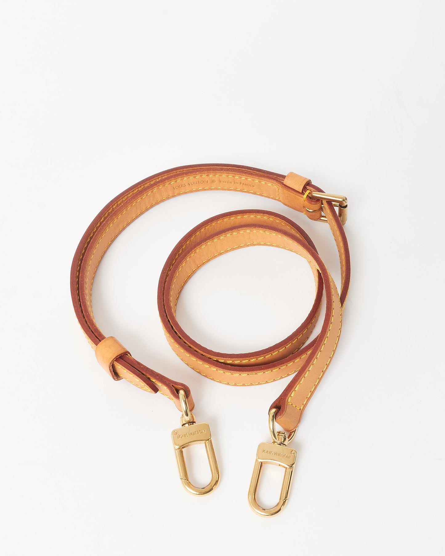 Louis Vuitton Beige Leather Strap