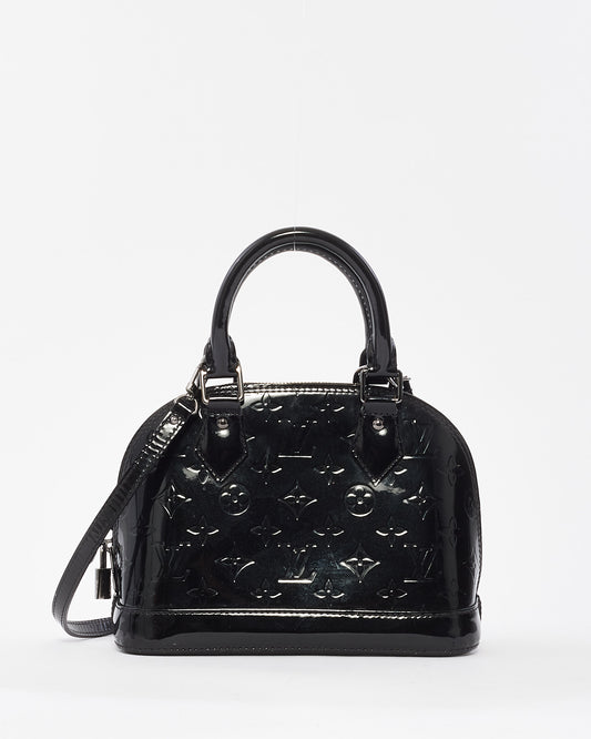 Louis Vuitton Black Monogram Vernis Alma BB Bag