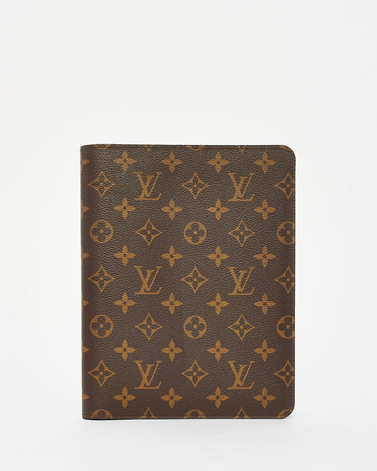 Louis Vuitton Monogram Canvas Large Desk Agenda Cover