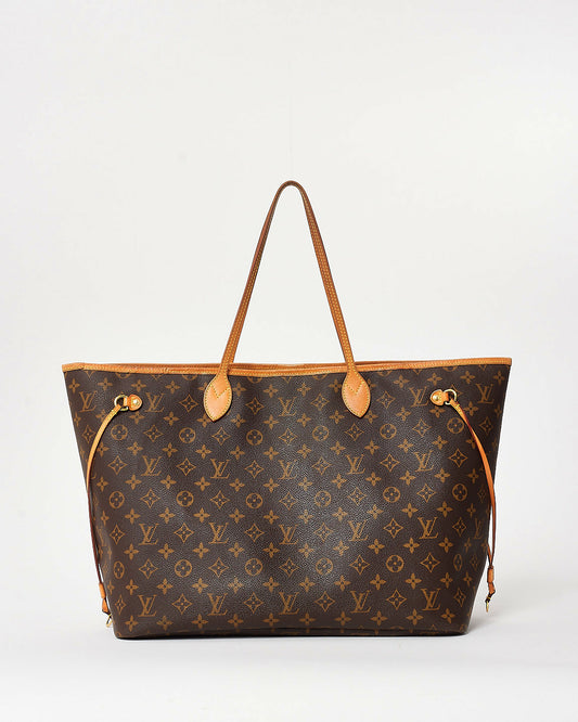 Louis Vuitton Monogram Coated Canvas Neverfull GM Tote Bag/ NO POUCH