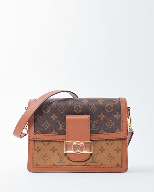 Louis Vuitton Reverse Monogram Canvas Dauphine Shoulder Bag