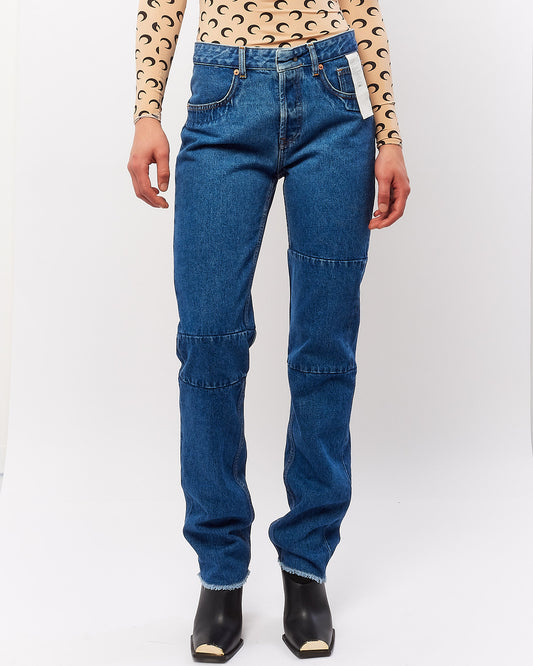 MM6 Maison Margiela Blue Denim Inside Out Stitch Jeans - 42 (M/L)