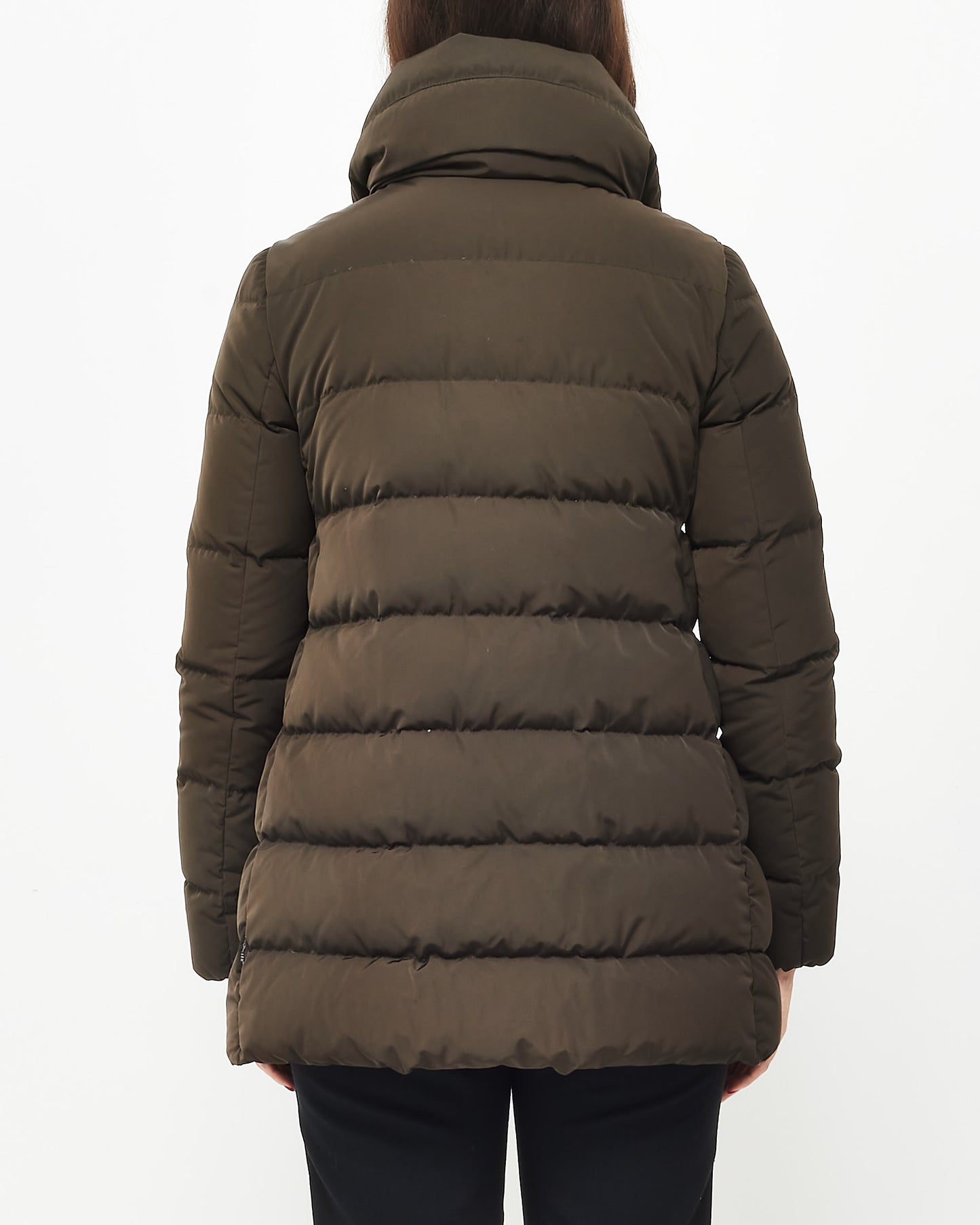 Moncler Army Green Puffer Jacket - 0