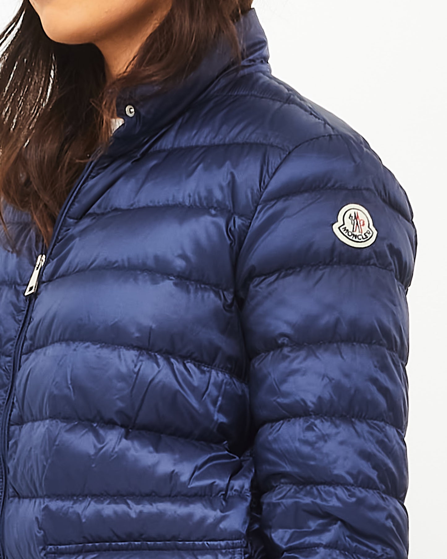 Moncler Royal Blue Thin Puffer Jacket - 4