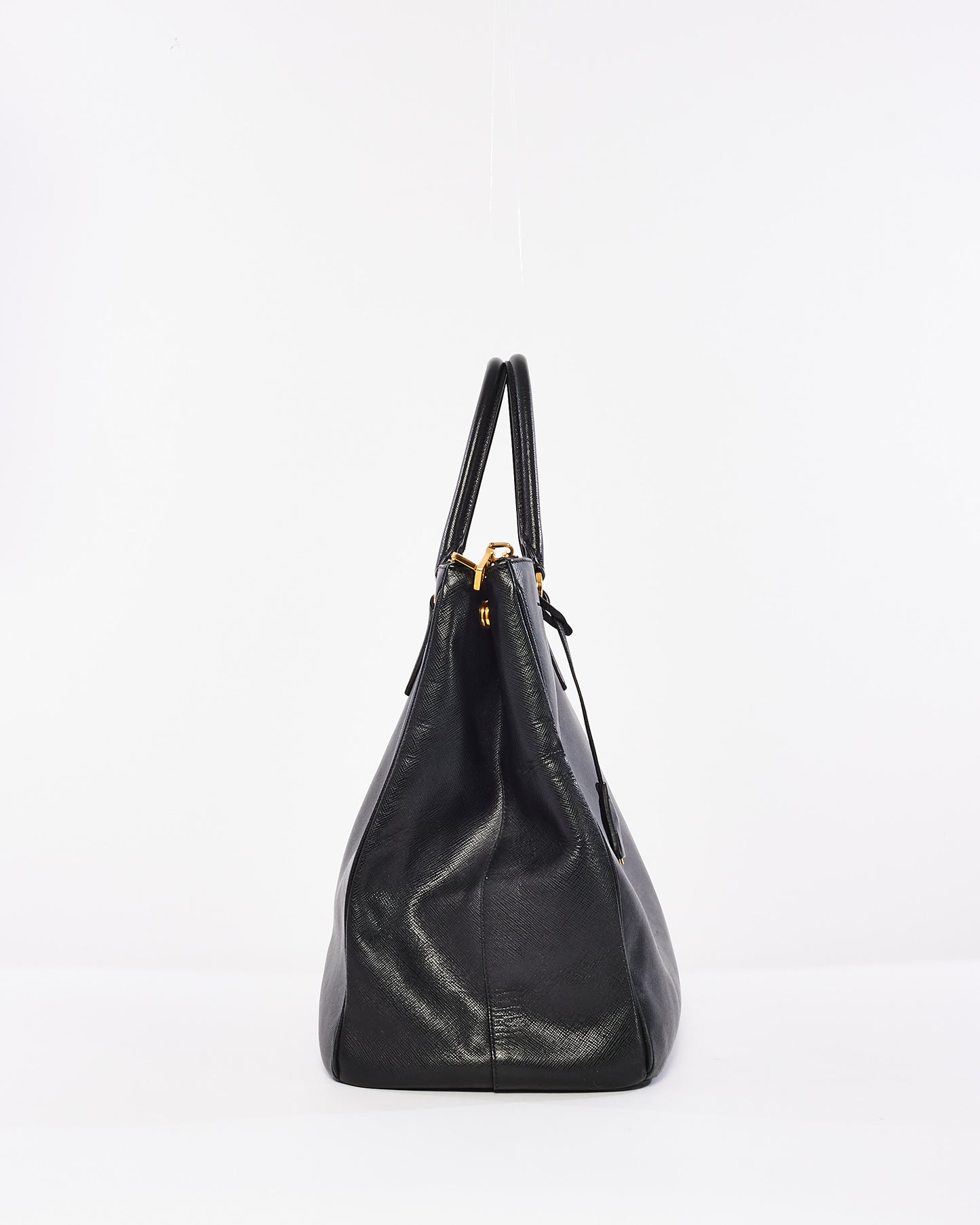 Prada Black Saffiano Leather Large Galleria Tote