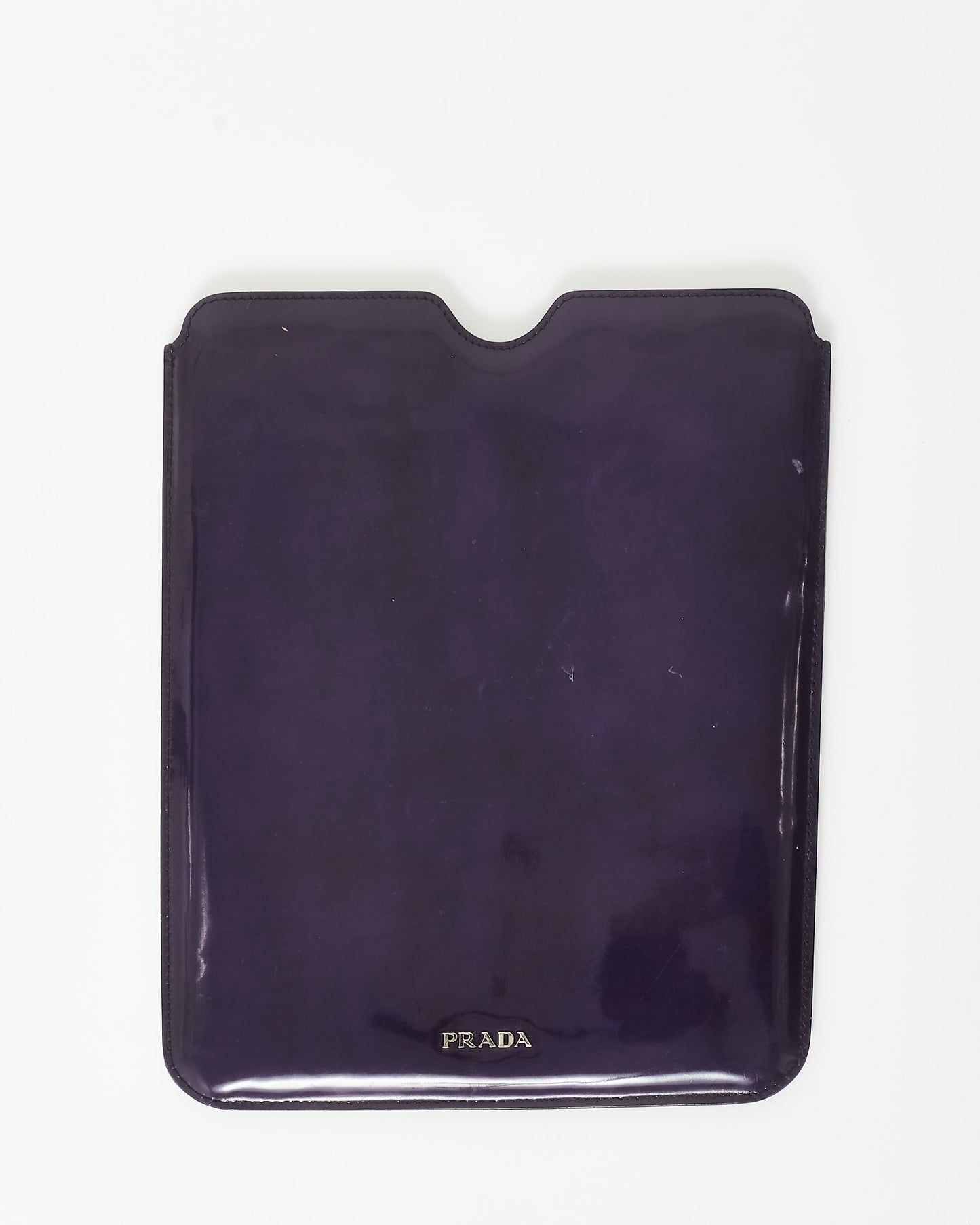 Prada Purple Patent Leather 
Floral iPad Sleeve