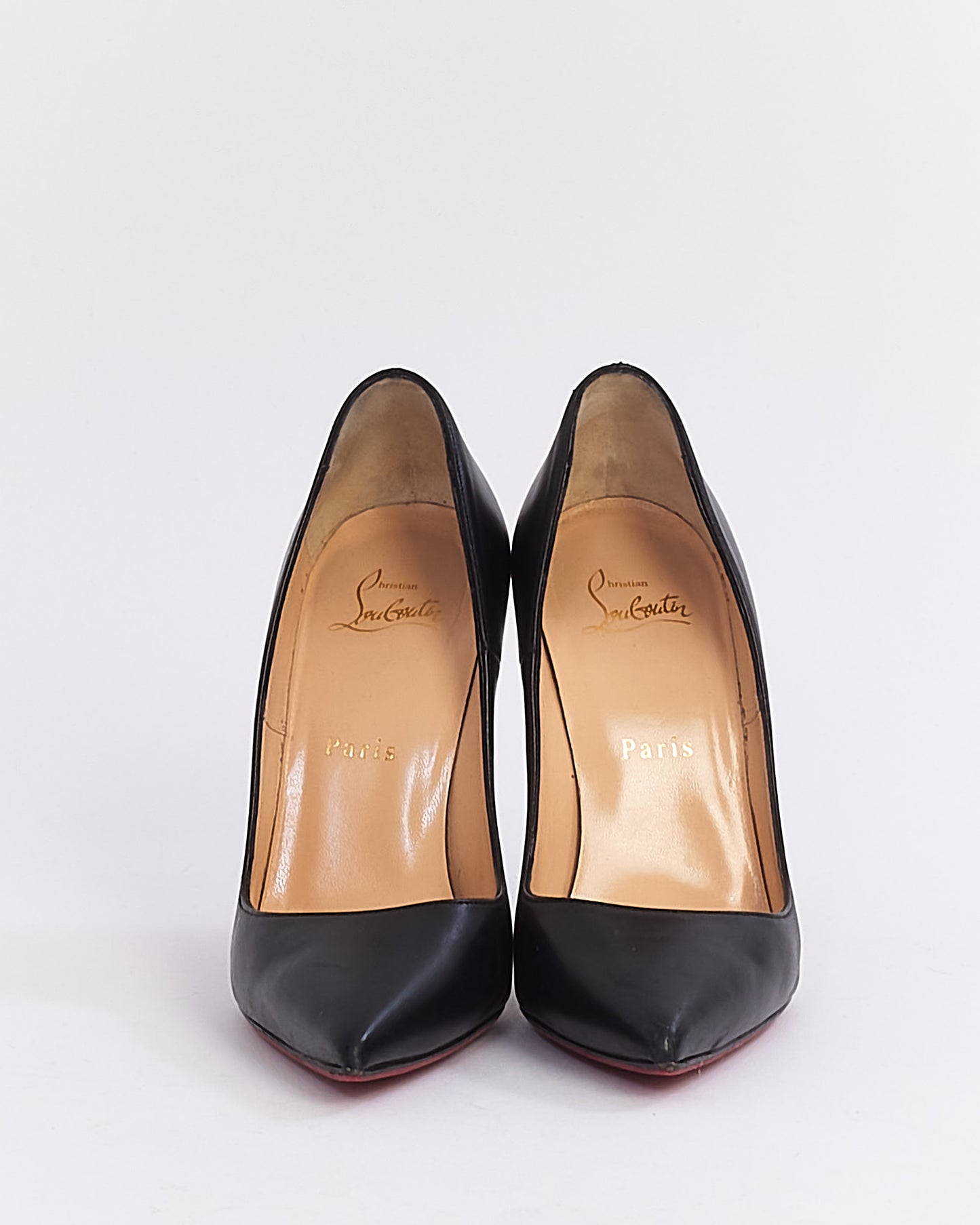 Christian Louboutin Black Leather Nappa 120mm So Kate Heels - 37.5