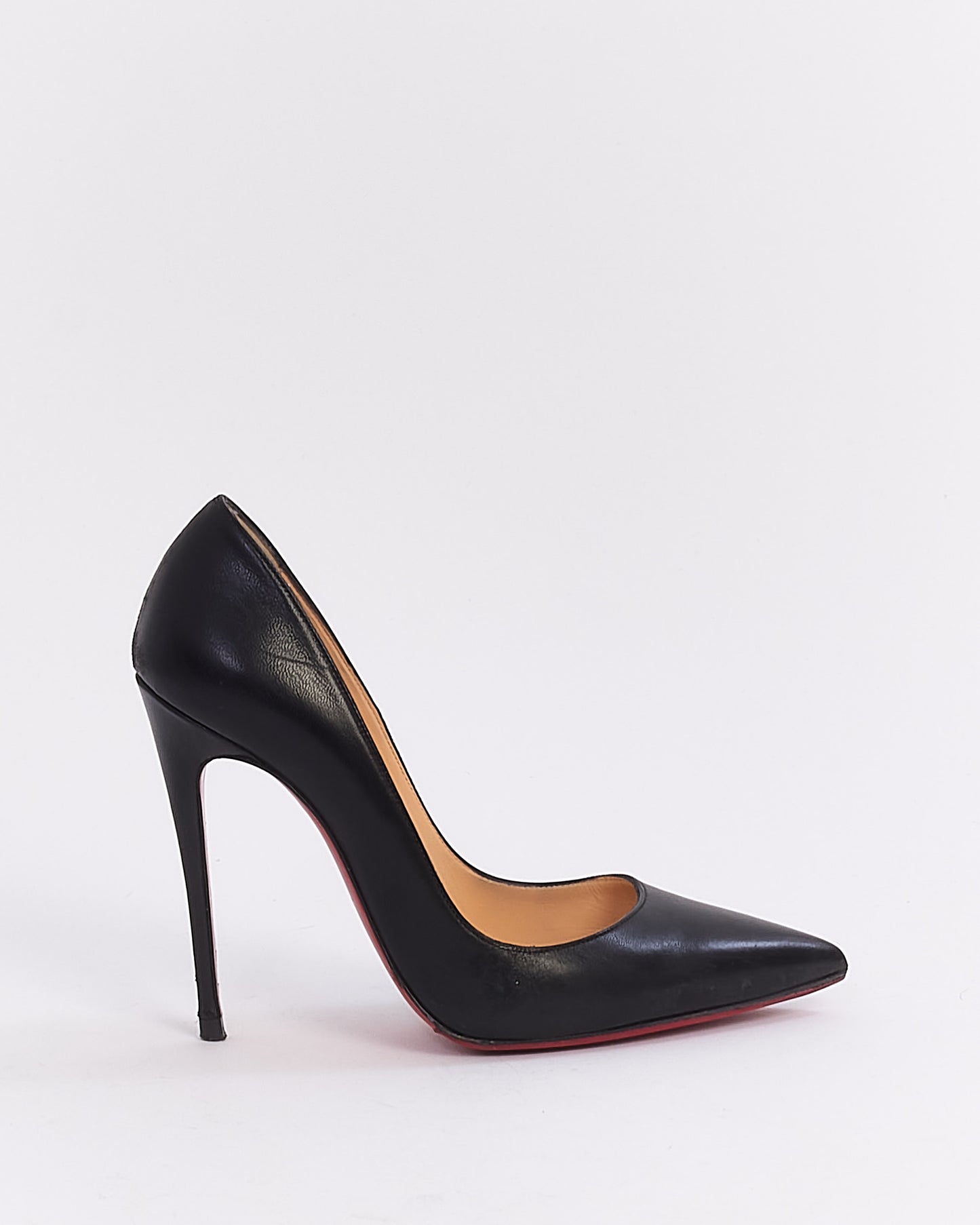 Christian Louboutin Black Leather Nappa 120mm So Kate Heels - 37.5