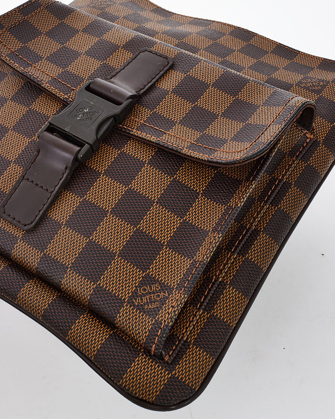 Louis Vuitton Damien Ebene Canvas Pochette Melville