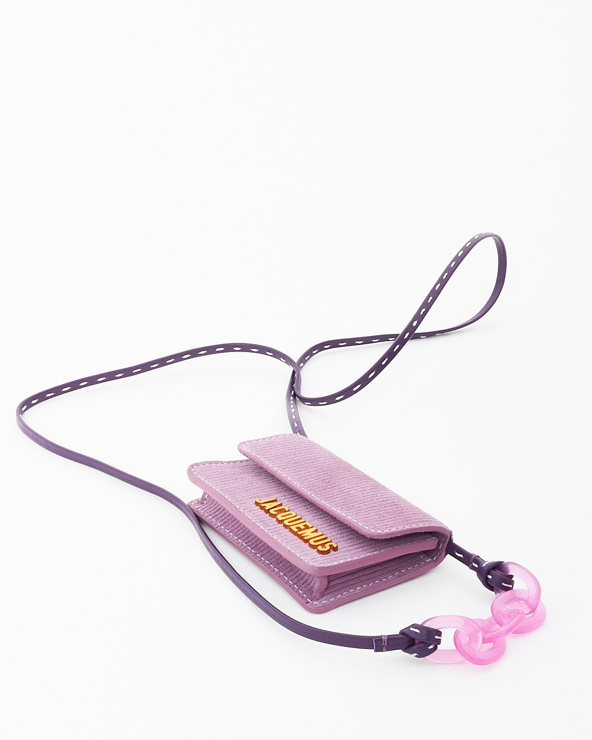 Jacquemus Purple Velvet Le Riviera Mini Crossbody Bag