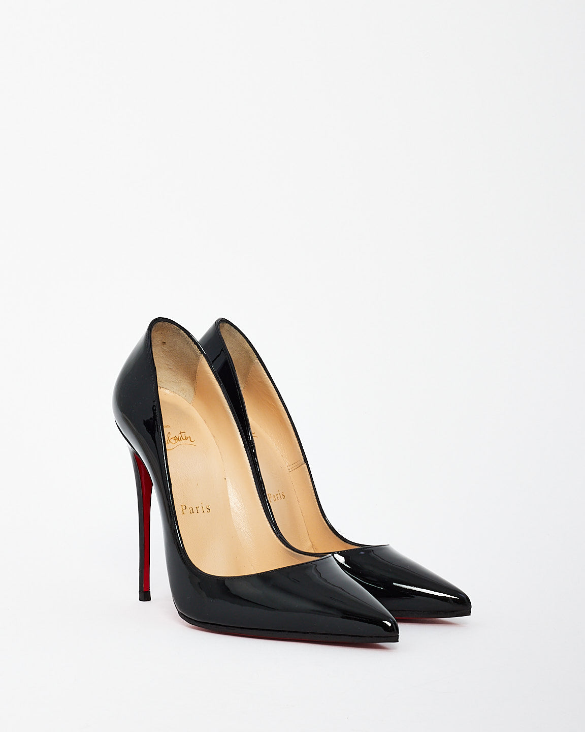 Christian Louboutin Black Patent Leather So Kate Pumps 120 - 36