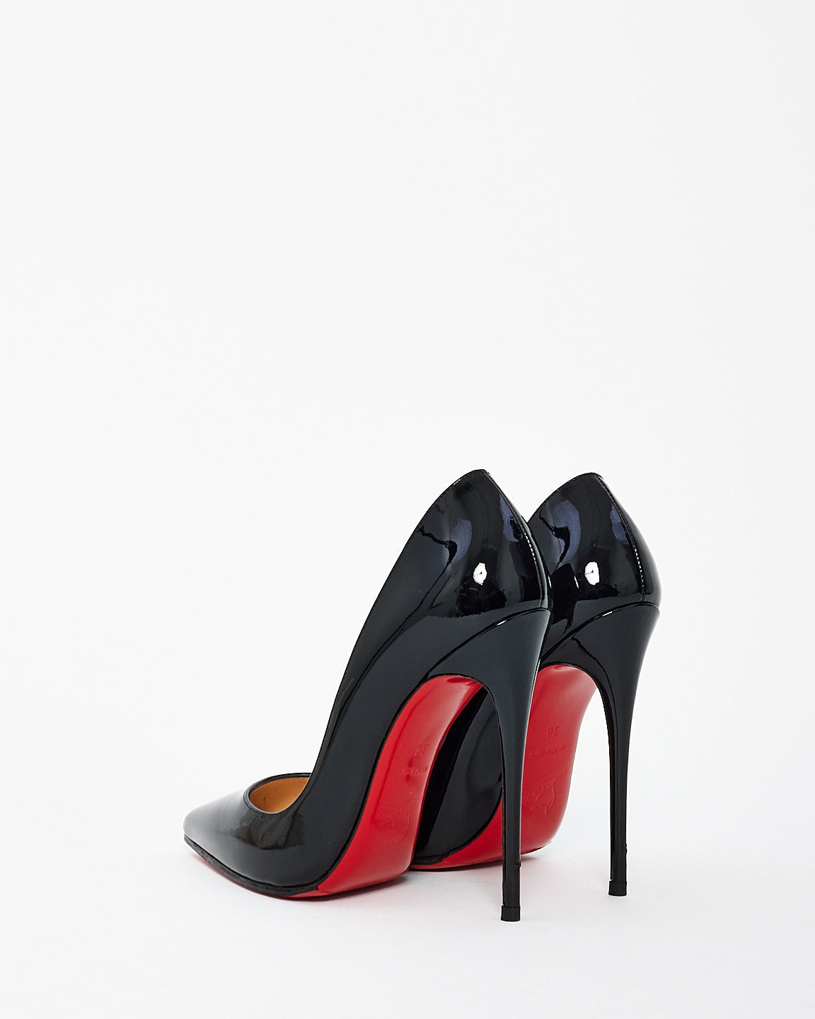 Christian Louboutin Black Patent Leather So Kate Pumps 120 - 36