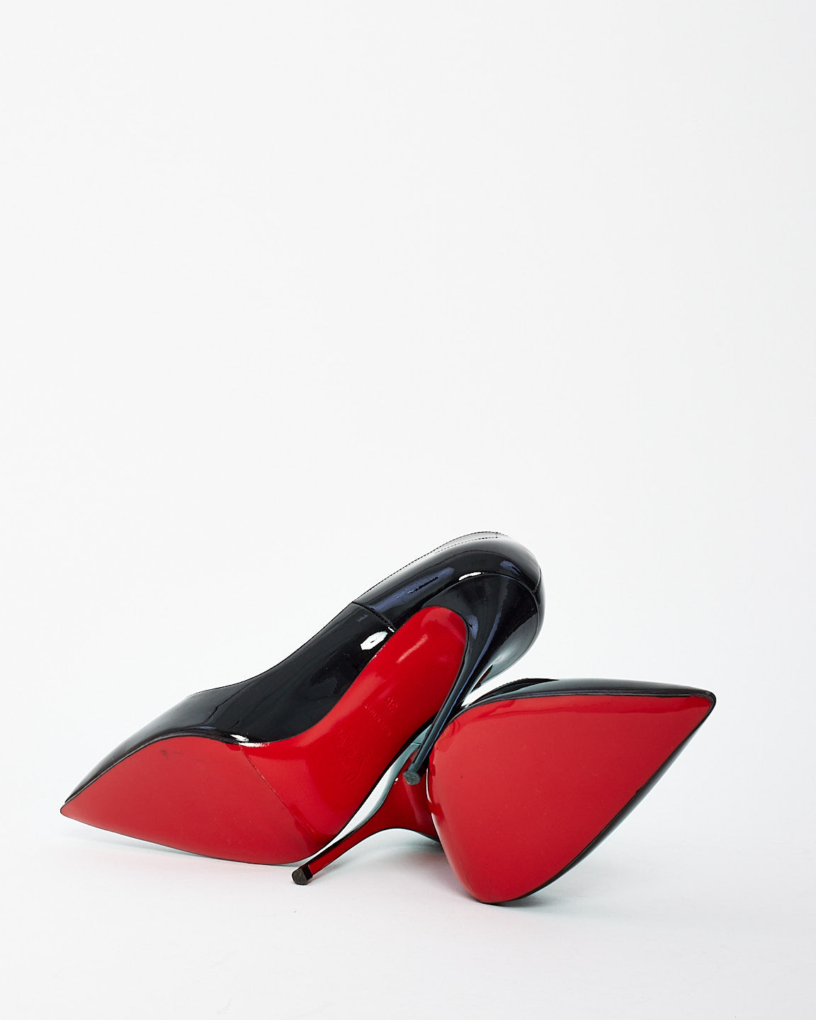 Christian Louboutin Black Patent Leather So Kate Pumps 120 - 36