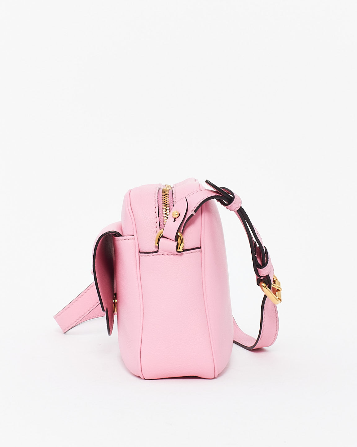 Versace Pink Leather Medusa Camera Bag