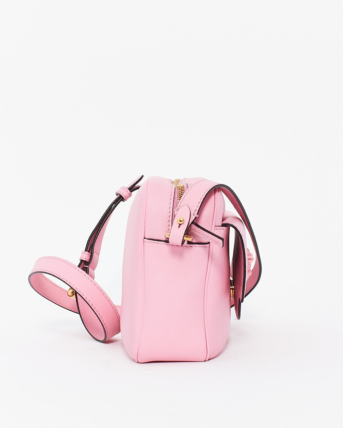 Versace Pink Leather Medusa Camera Bag