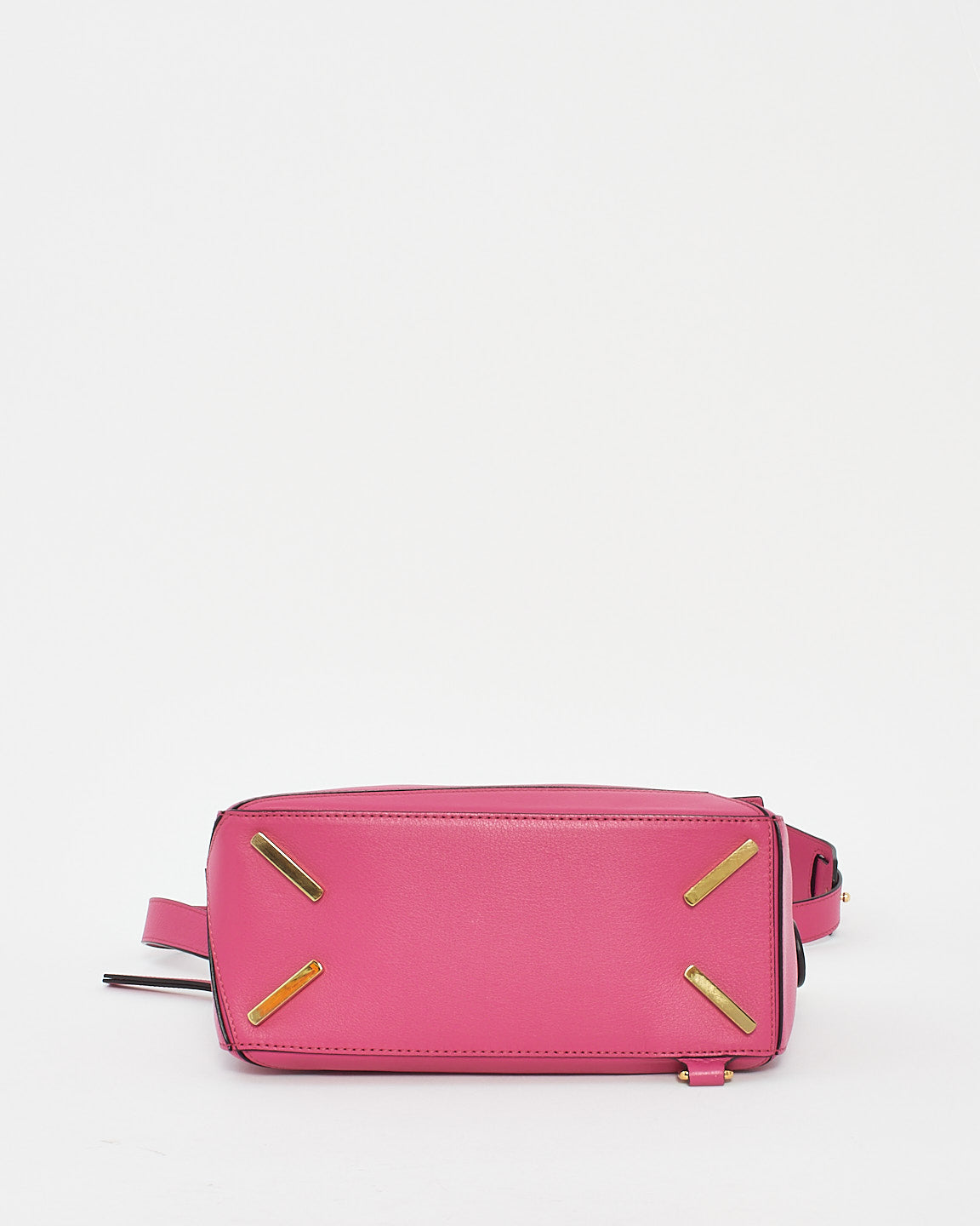 Loewe Pink Fuchsia Leather Small Puzzle Bag