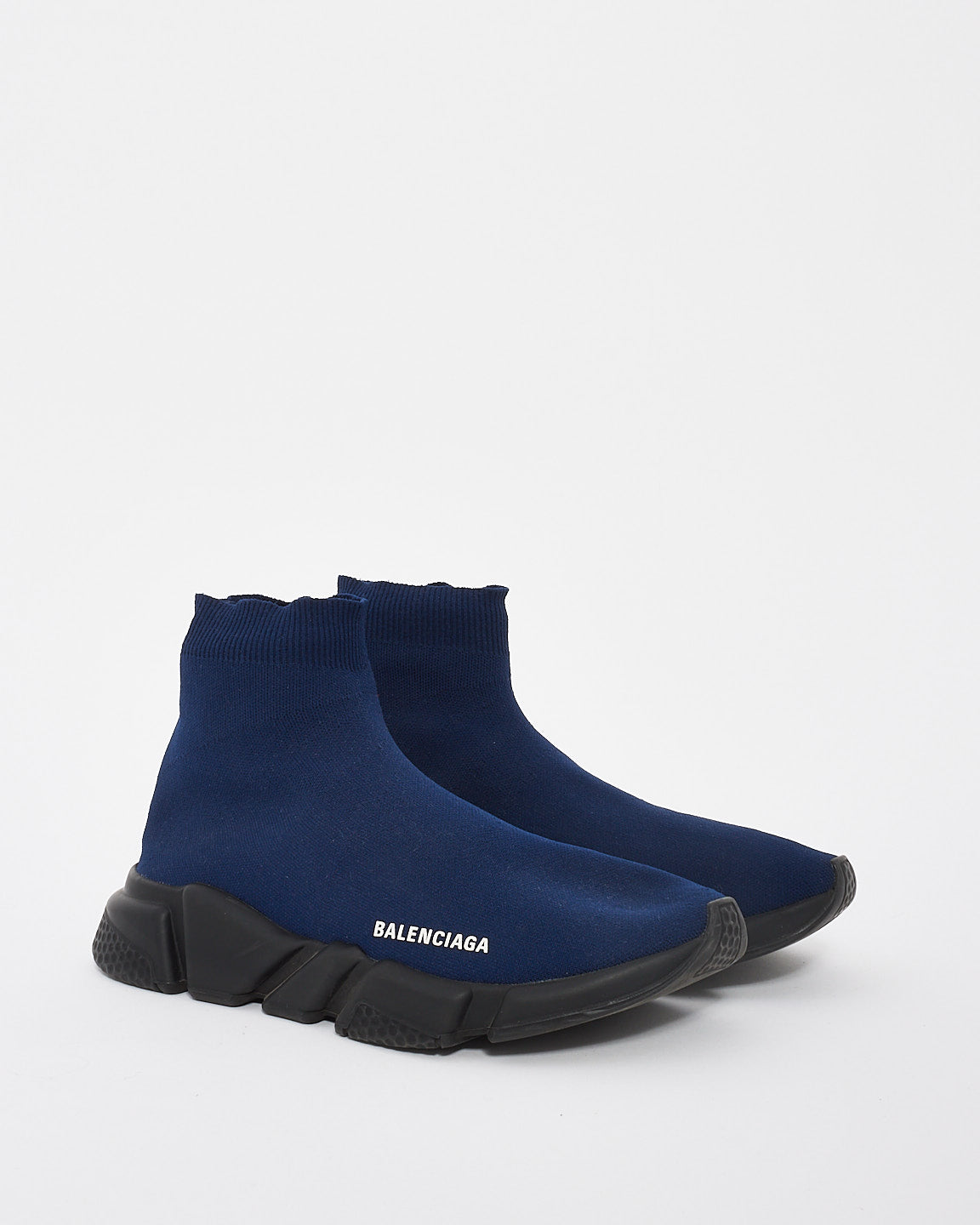 Balenciaga Baskets Sock Speed ​​en tissu bleu - 41