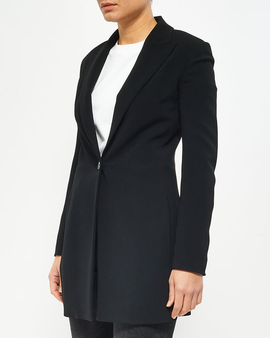 The Row Black Long Blazer - 0