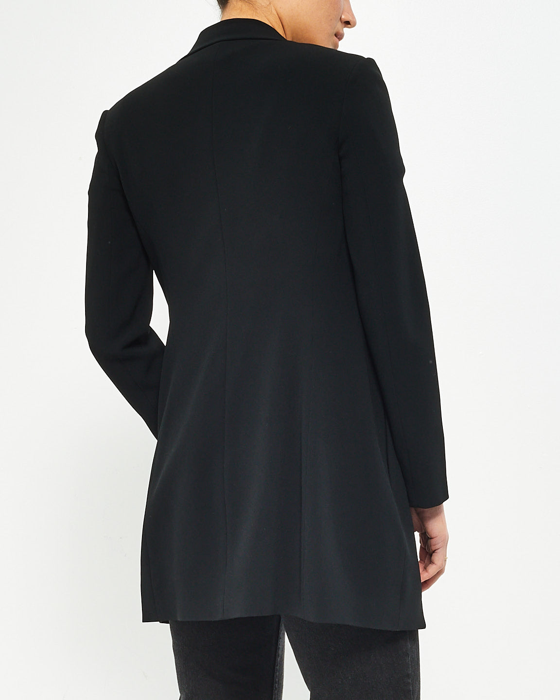 The Row Black Long Blazer - 0