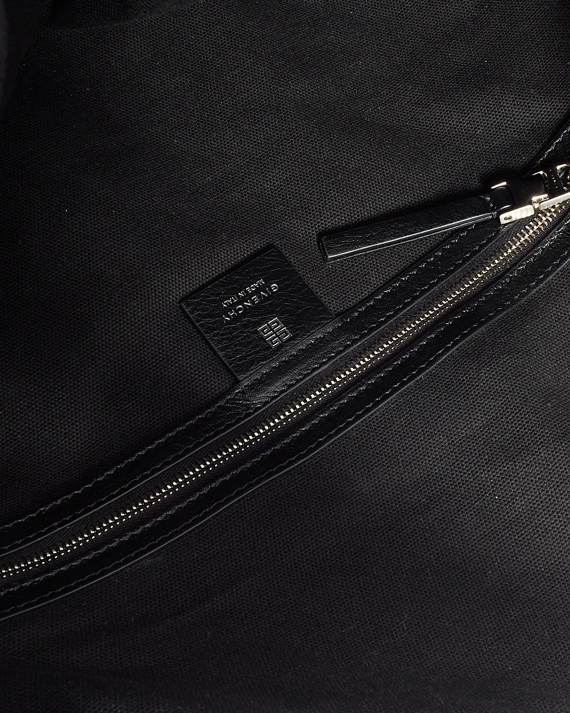 Givenchy Black Leather Voyou Medium Shoulder Bag