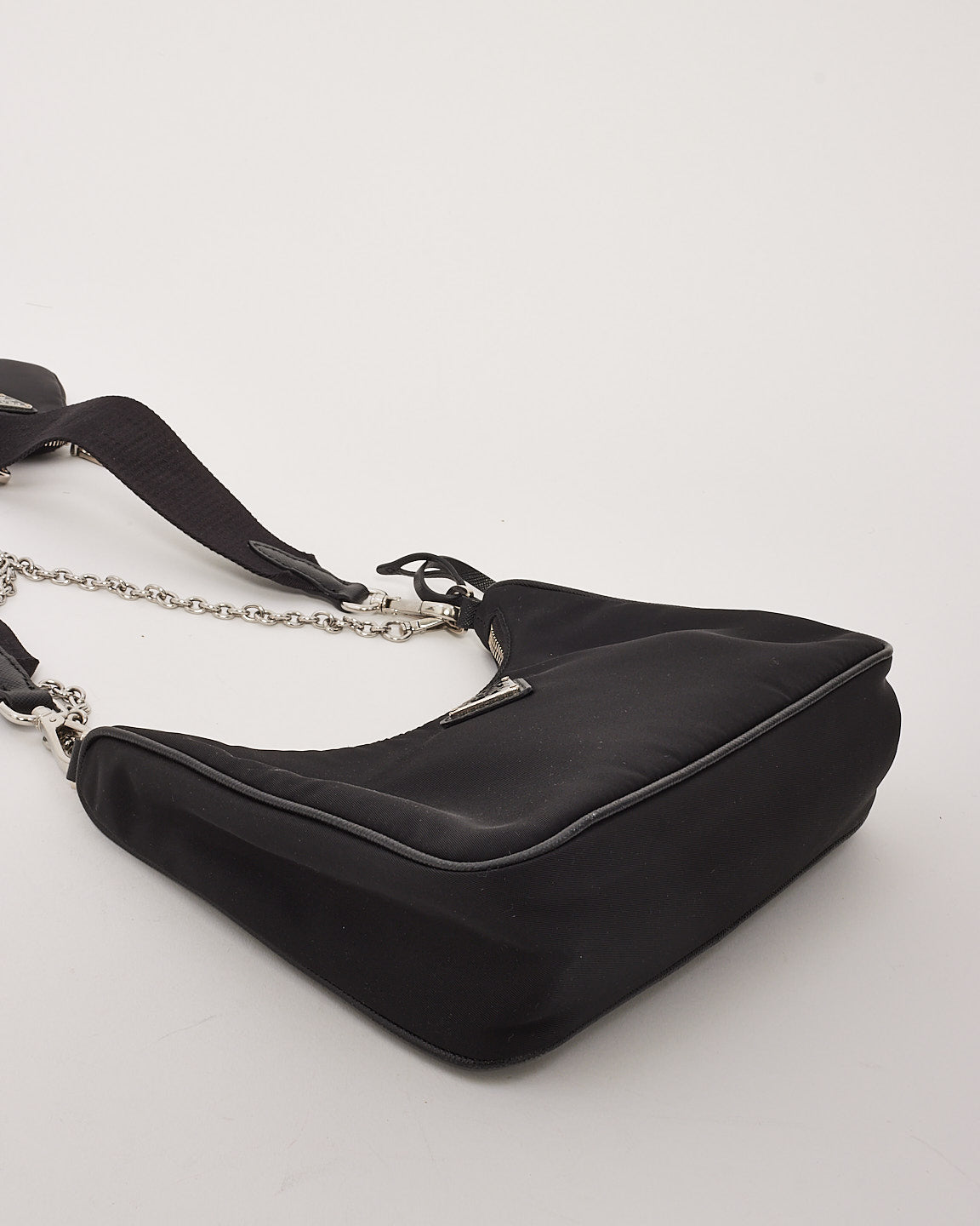 Prada Black Nylon Tessuto 2005 Re-edition Crossbody Bag