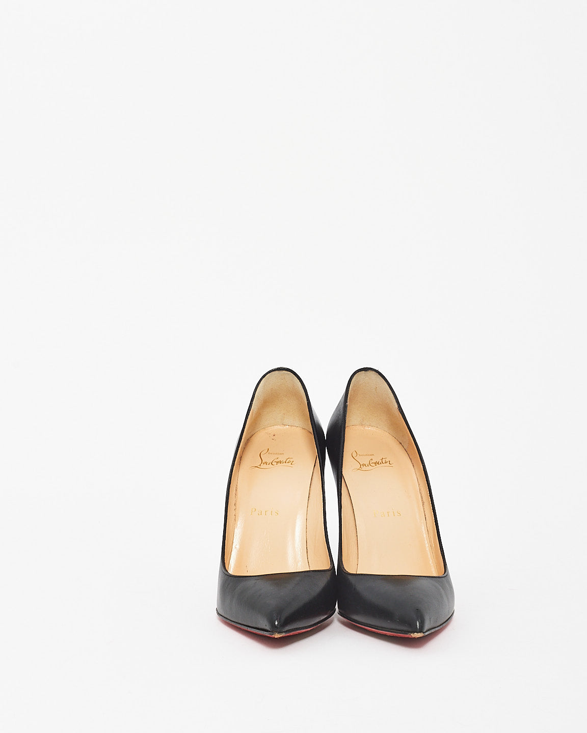 Christian Louboutin Black Leather So Kate Pumps - 37.5