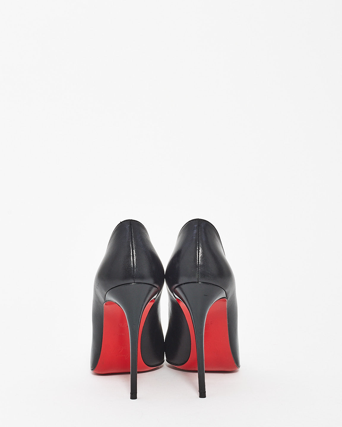 Christian Louboutin Black Leather So Kate Pumps - 37.5