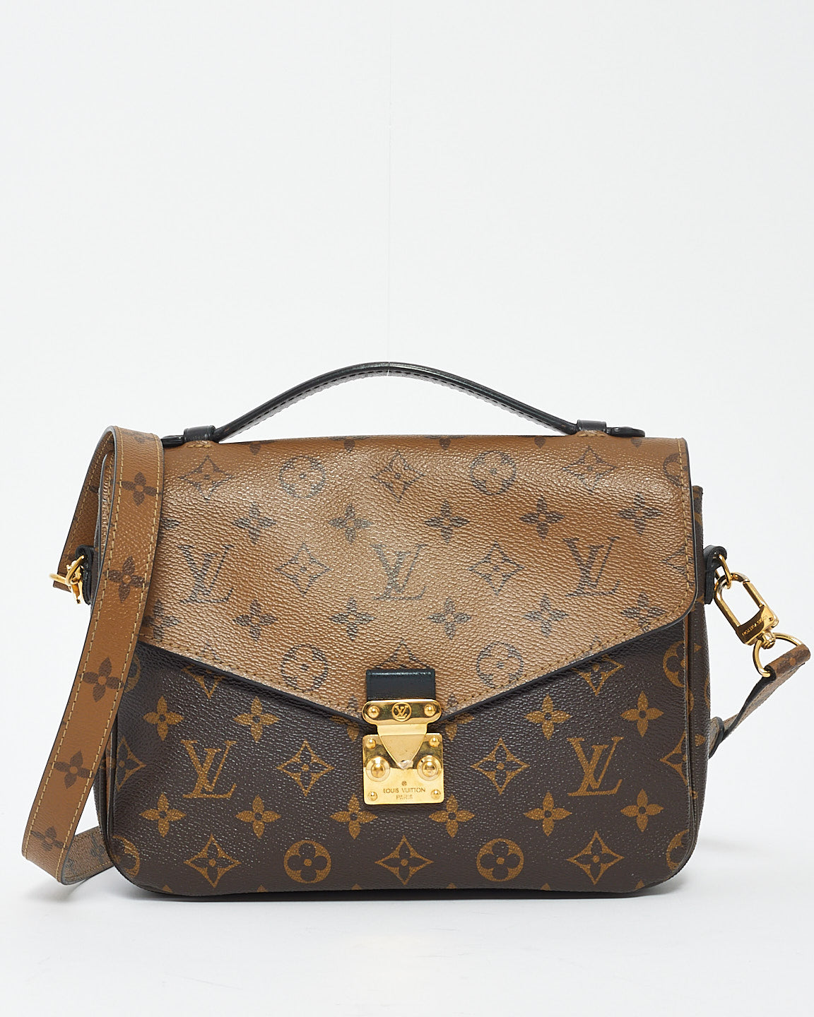 Louis Vuitton Reverse Monogram Canvas Pochette Metis Bag