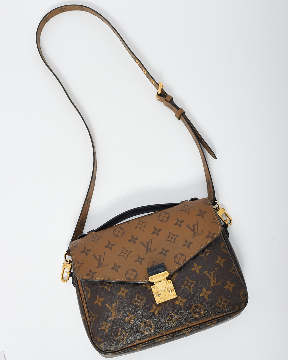 Louis Vuitton Reverse Monogram Canvas Pochette Metis Bag