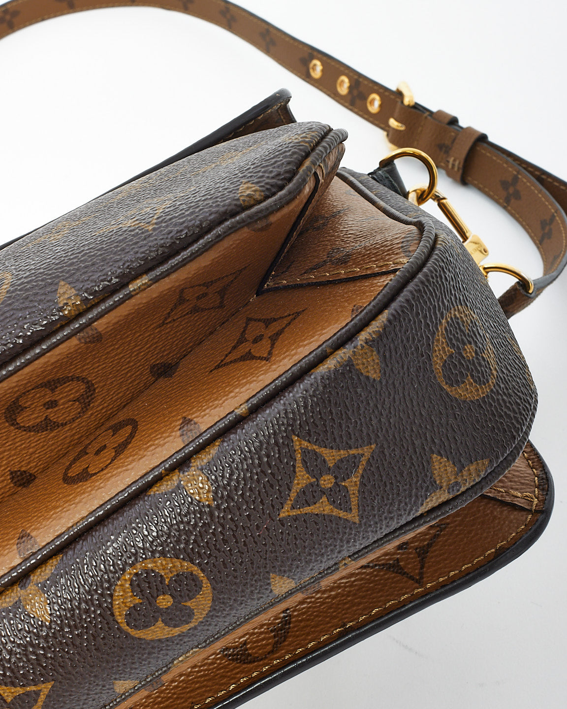 Louis Vuitton Reverse Monogram Canvas Pochette Metis Bag