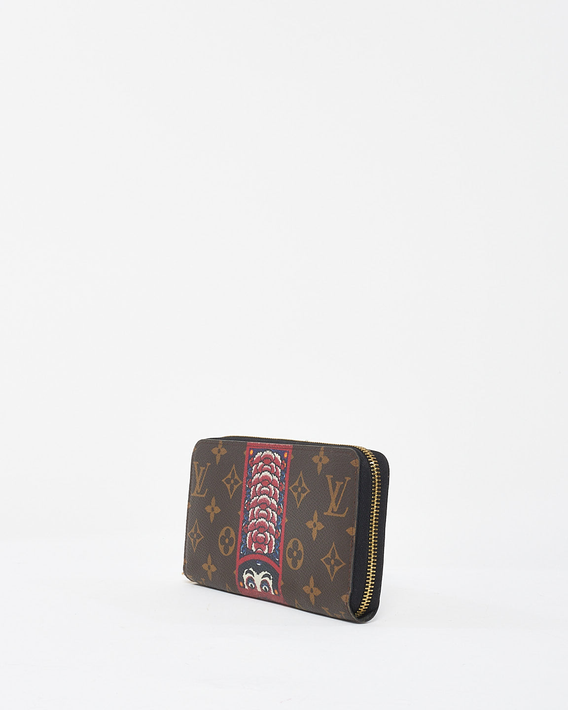 Louis Vuitton Monogram Canvas Kansai Yamamoto Kabuki Dharma Zippy Wallet