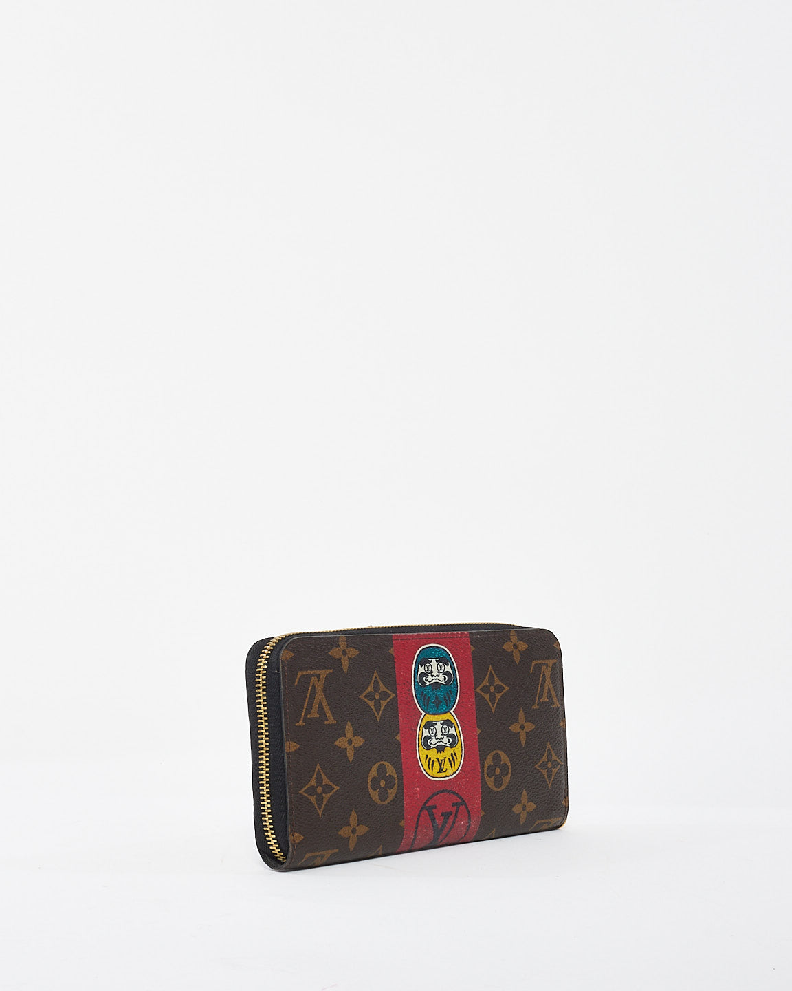 Louis Vuitton Monogram Canvas Kansai Yamamoto Kabuki Dharma Zippy Wallet