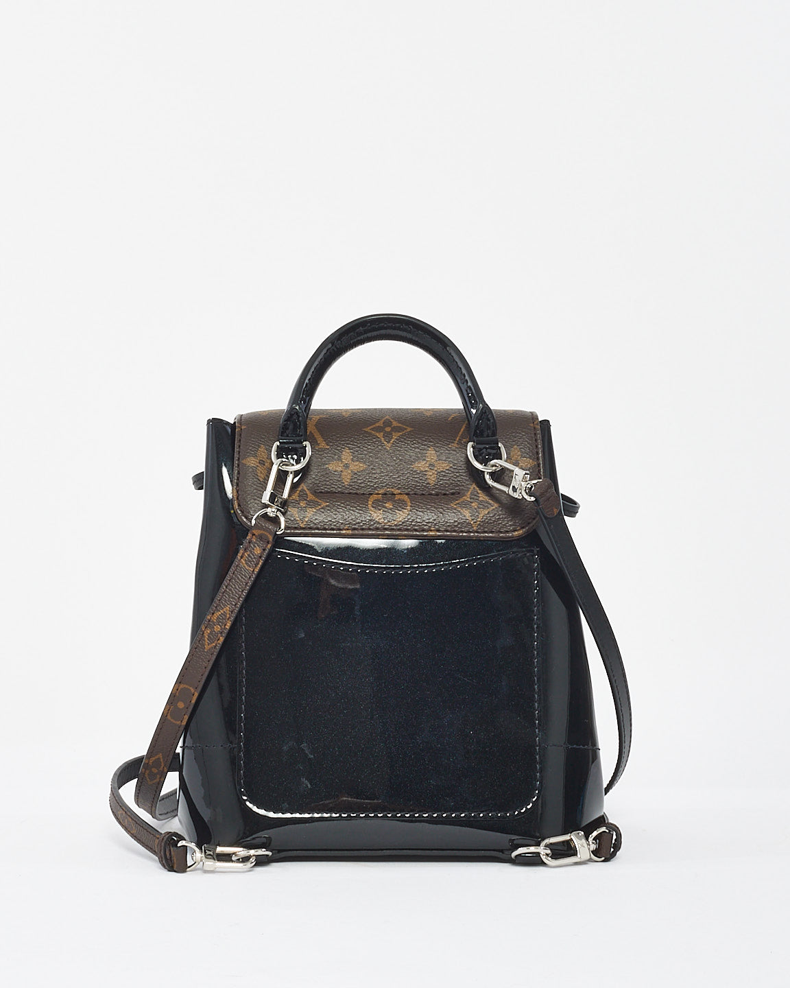 Louis Vuitton Monogram Canvas 
Patent Leather Hot Springs Backpack