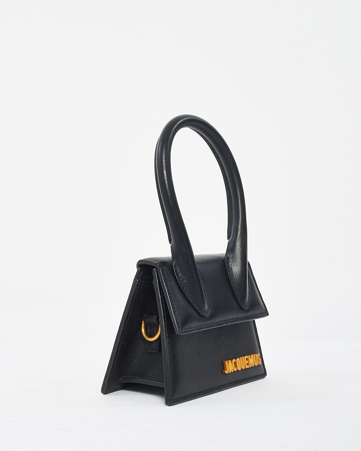 Jacquemus Black Leather Mini  
Le Chiquito
 Bag